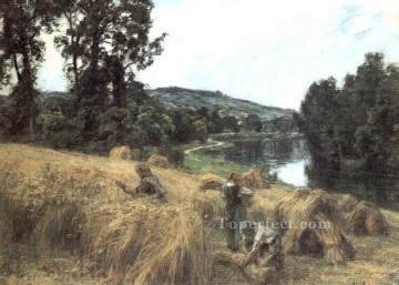 ラ・モワソン・プレ・ド・ラ・マルヌの田園風景 農民レオン・オーギュスタン・レルミット Oil Paintings